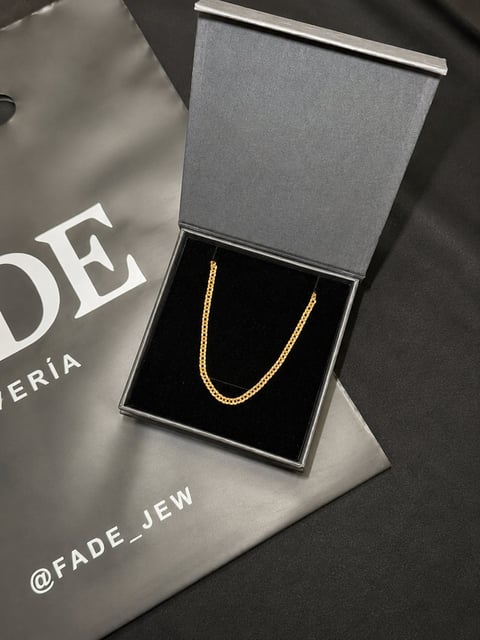 Collar con Tejido Chino Oro 10K