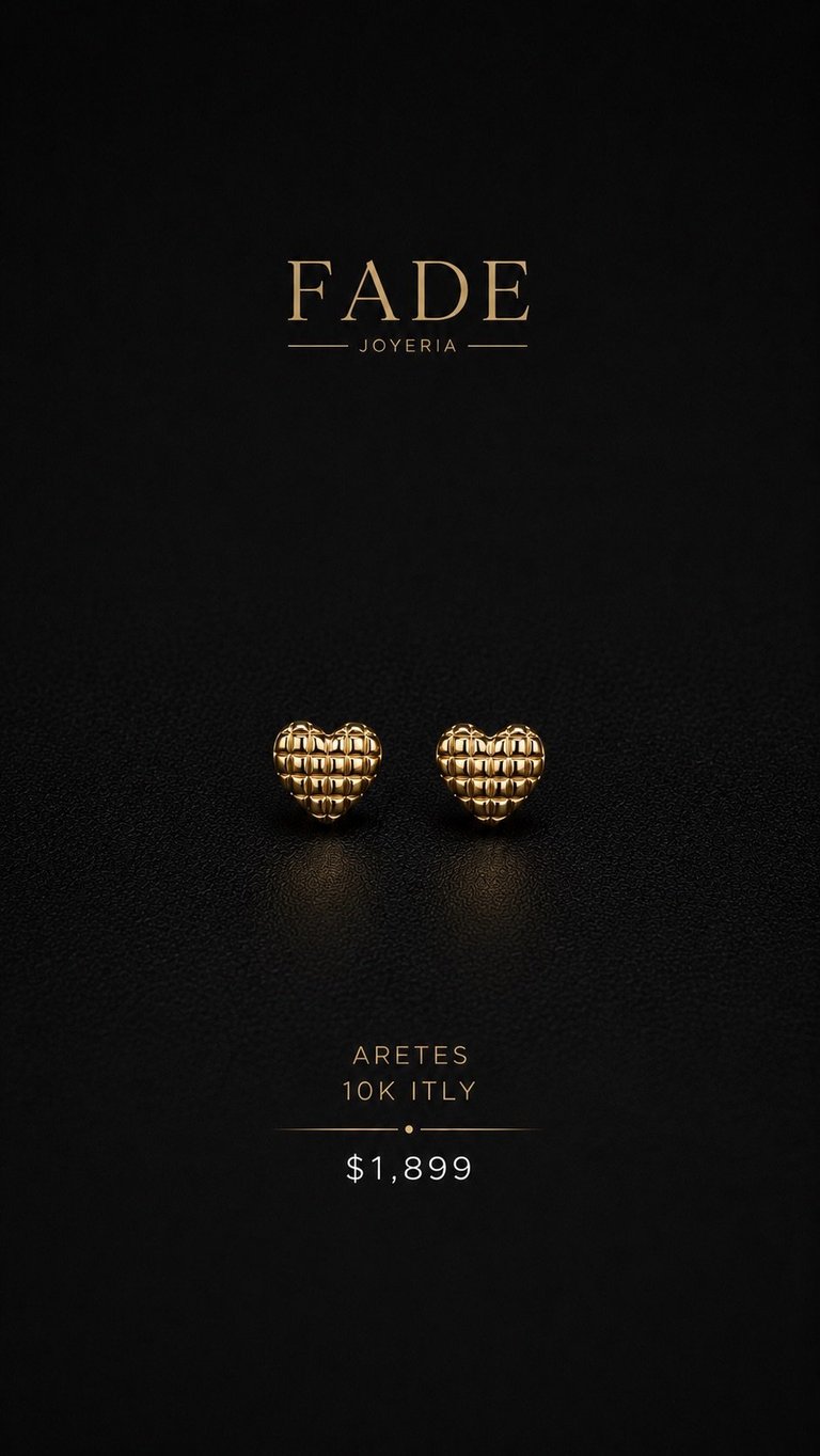 Aretes Stud Oro 10K