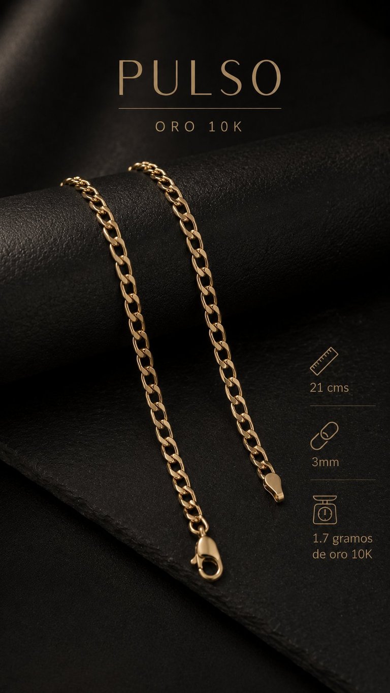 Cadena Doble Oro 10K